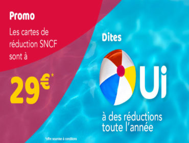 Carte SNCF à 29€