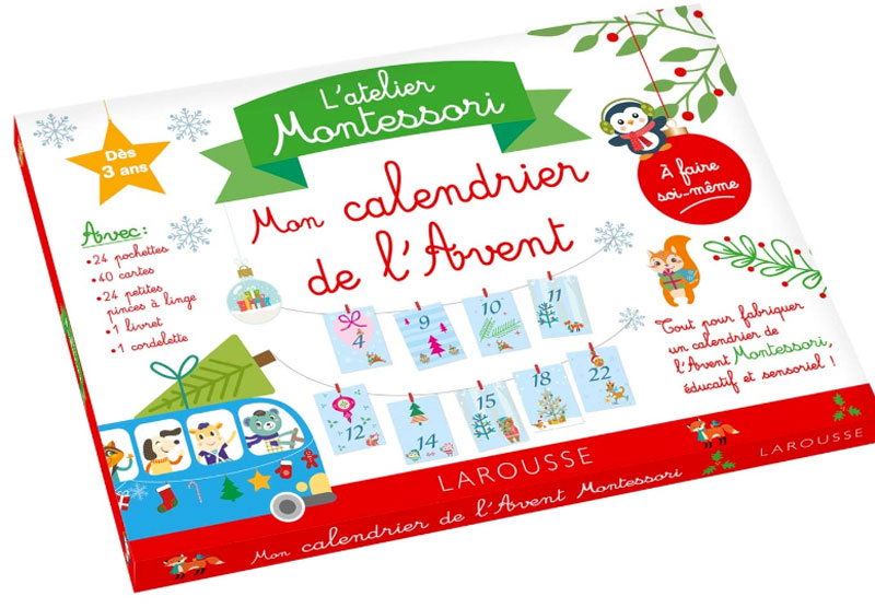 Calendrier de l'avent Montessori