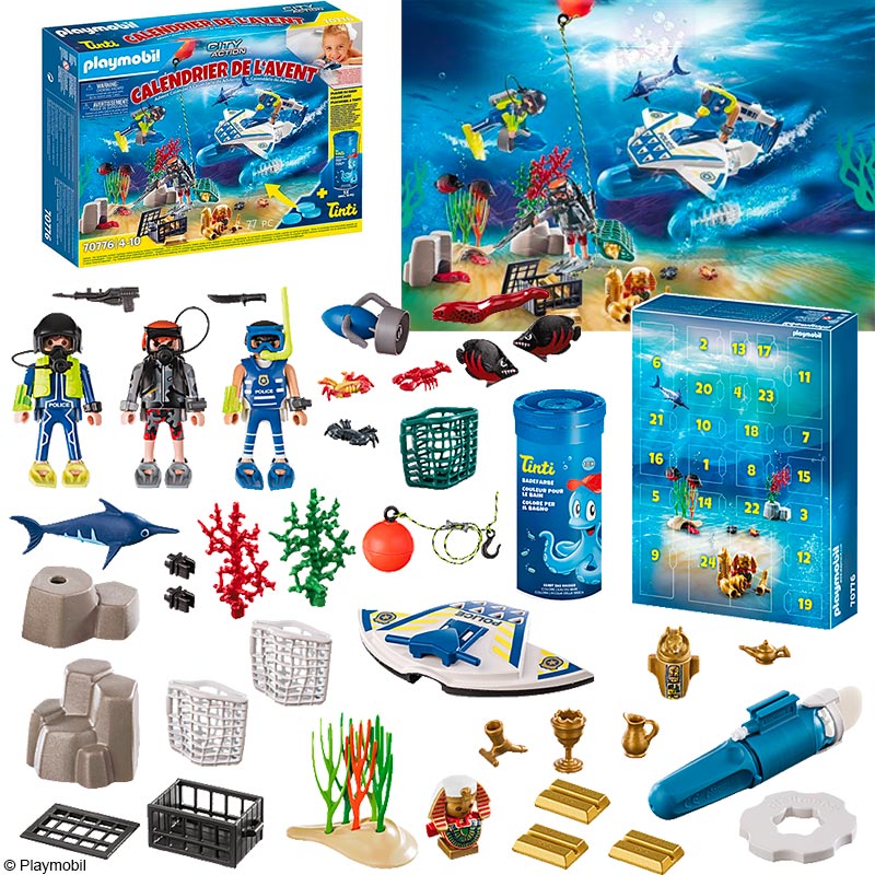 Calendrier de l'avent Playmobil "Jeu de bain"