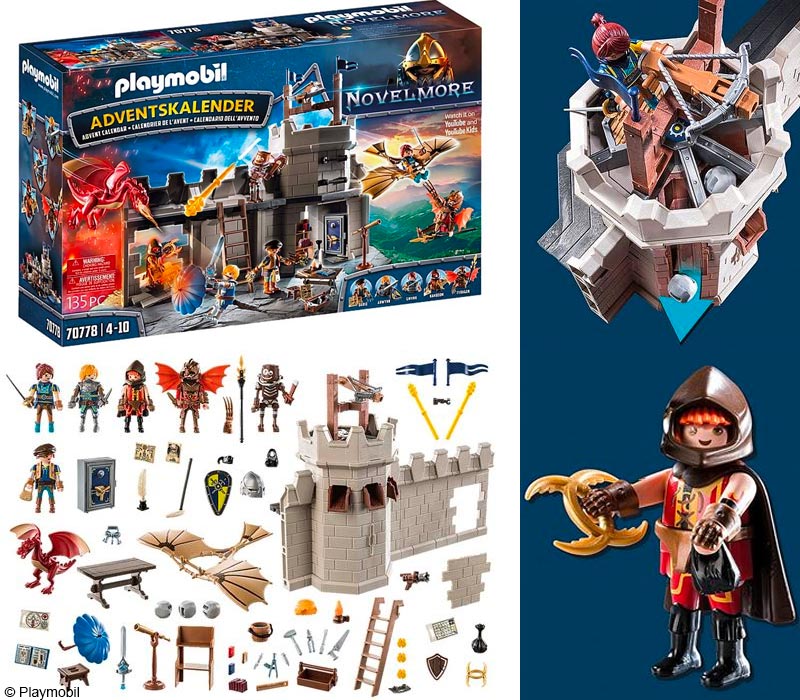 Calendrier de l'avent Playmobil chevaliers Novelmore