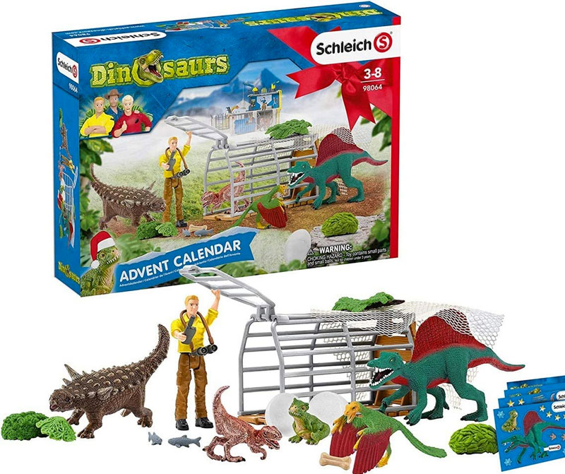 Calendrier de l'avent dinosaure Schleich