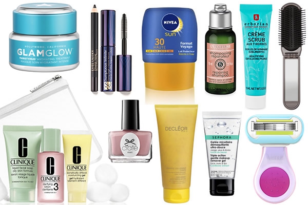 30 produits de beauté au format voyage - Voici