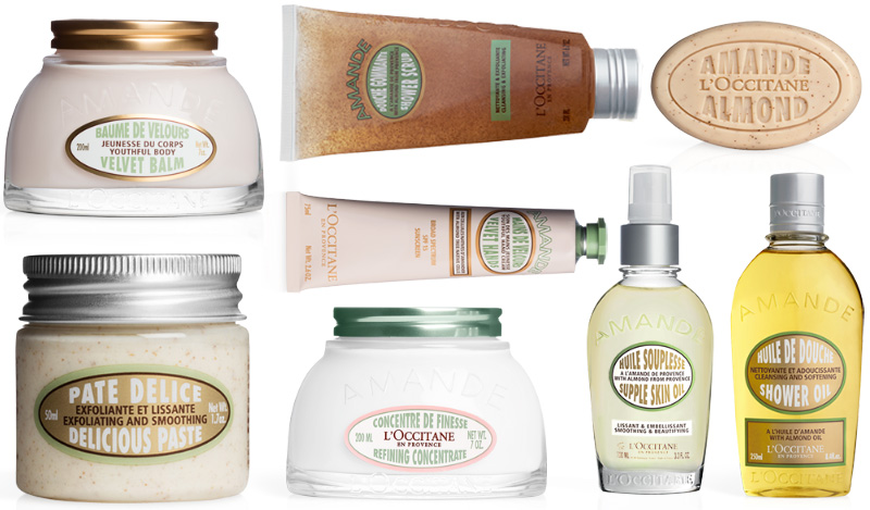 Produits à l'amande L'Occitane