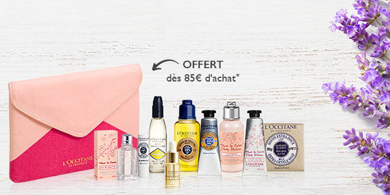 Trousse mini produits L'Occitane