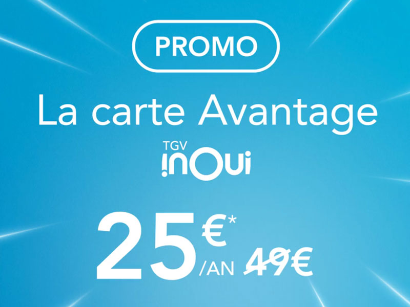 Carte SNCF 25 euros