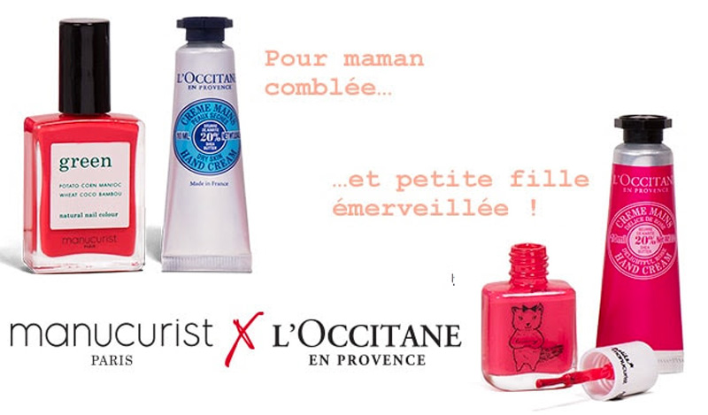 Vernis Manucurist crèmes mains L'Occitane