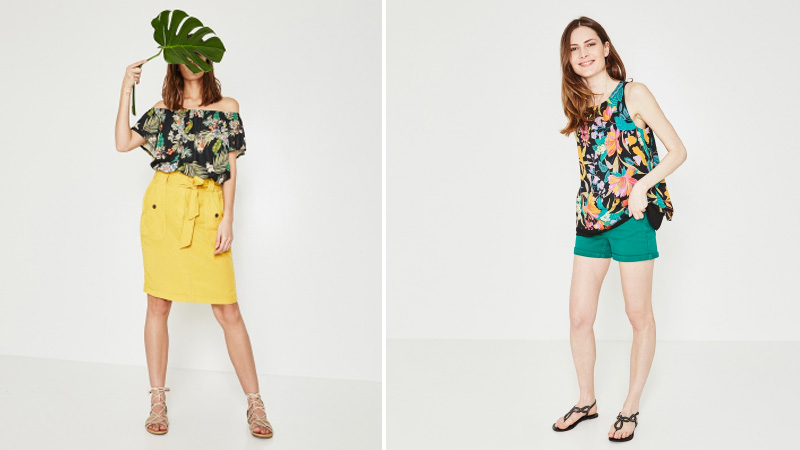 Top tropical femme