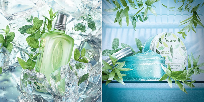 Gamme verveine-menthe L'Occitane