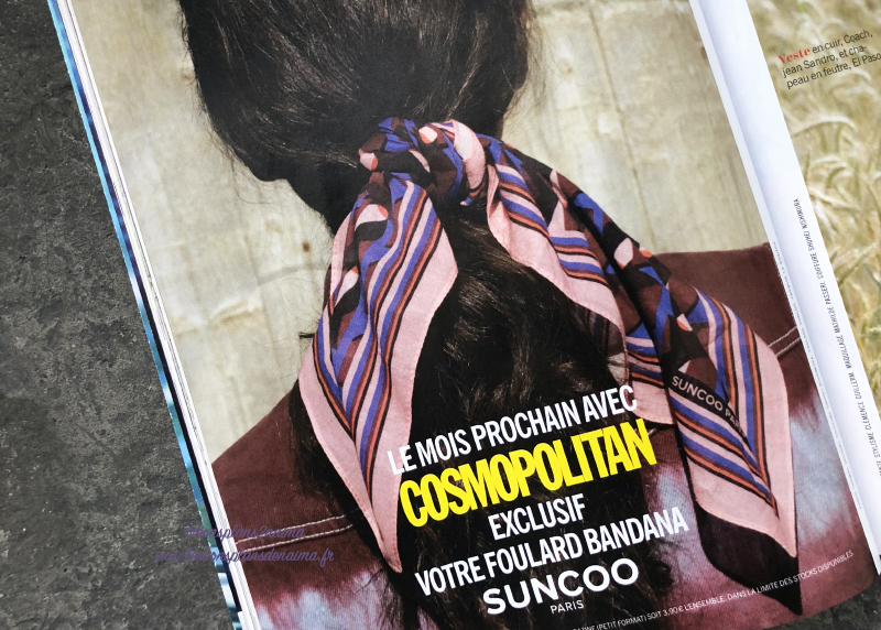 Foulard Suncoo magazine Cosmopolitan