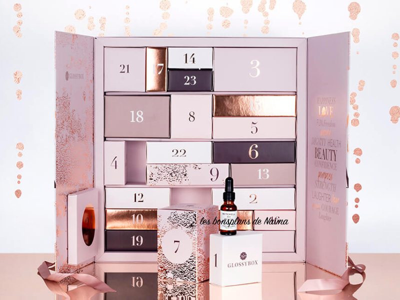 Calendrier de l'avent Glossybox 2018