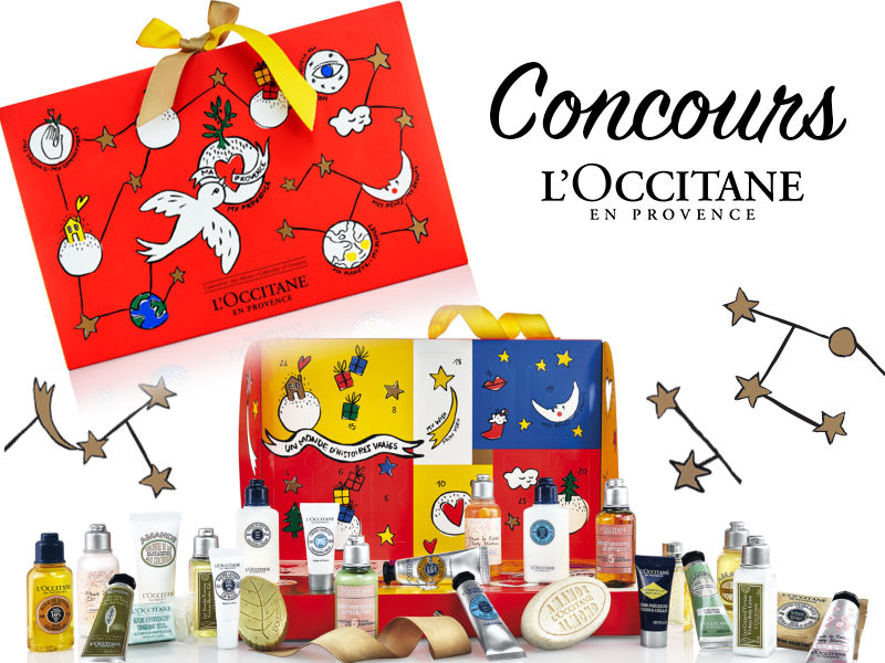 Concours calendrier de l'avent L'Occitane