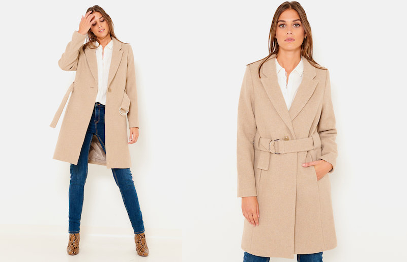 Manteau beige Camaïeu