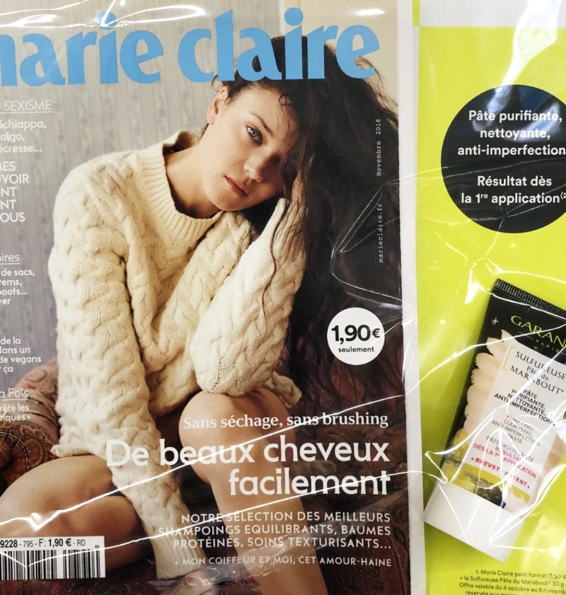 Garancie magazine Marie Claire