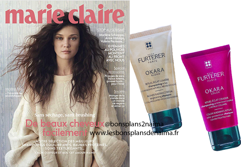 Shampooing Rene Furterer magazine Marie Claire
