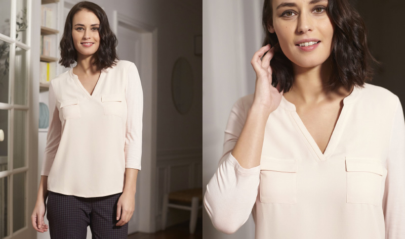 Tunique rose nude 123