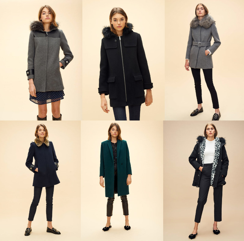 Manteaux col fourrure Claudie Pierlot