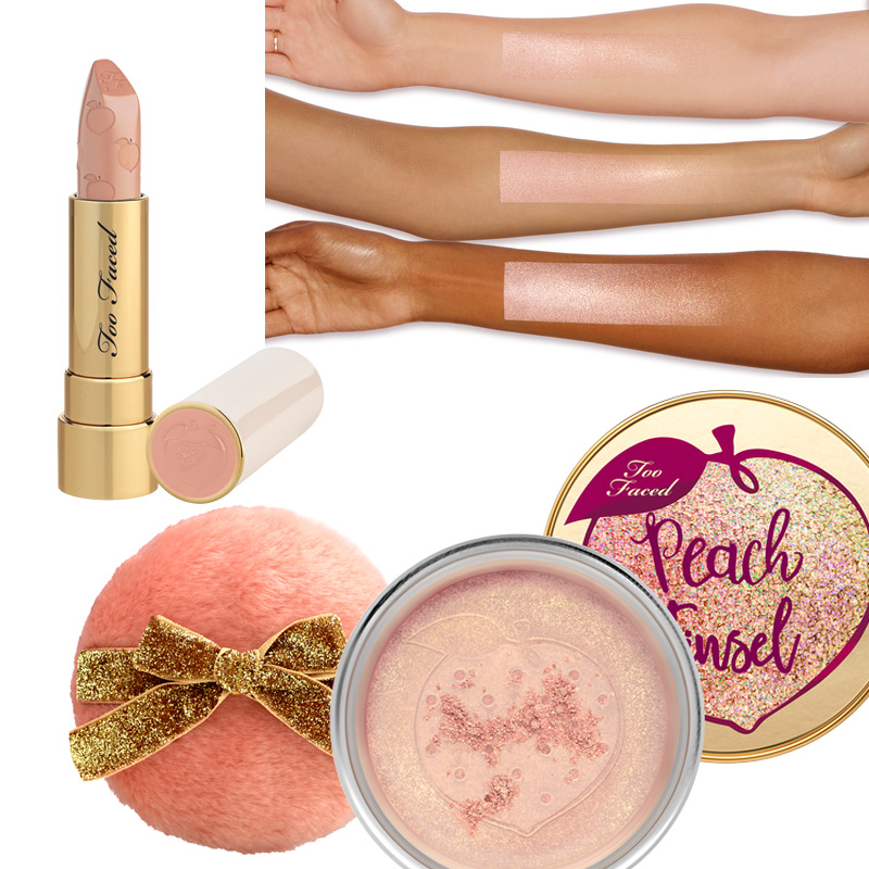 Coffret Peach Tinsel Too Faced Noel