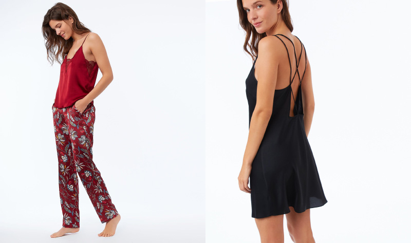 Pyjamas en satin Etam