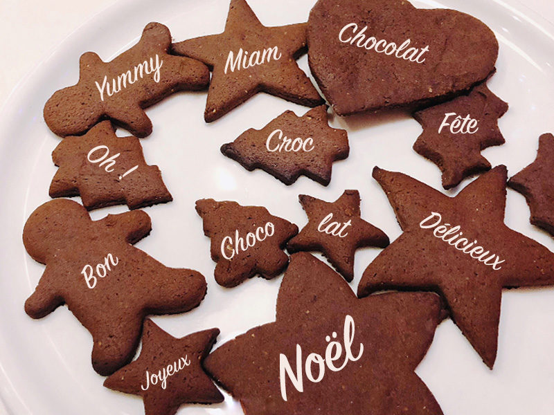 Recette biscuits de Noël au chocolat