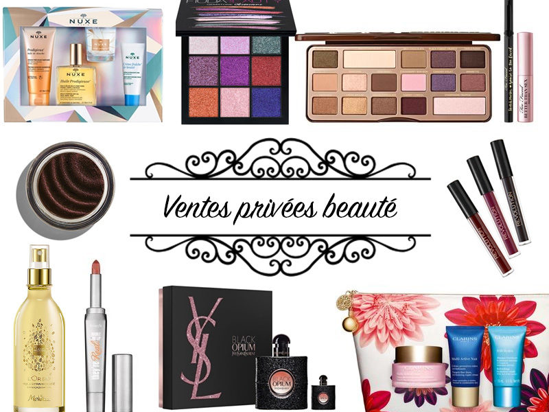 Ventes privées beauté avant les soldes