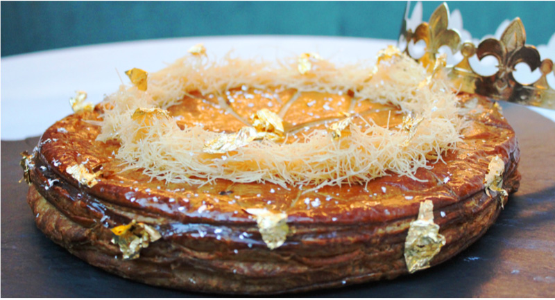 Galette des rois à la fleur d'oranger