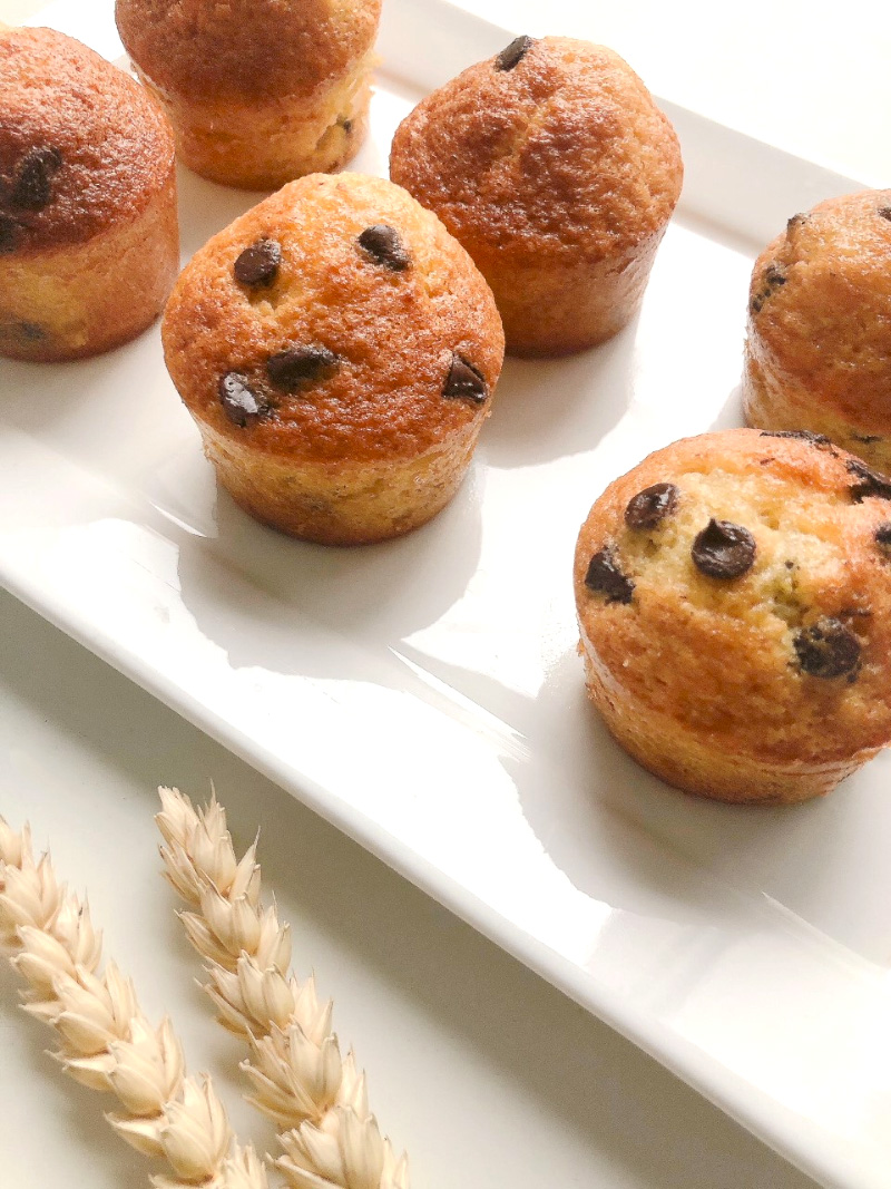 Muffins aux pépies de chocolat
