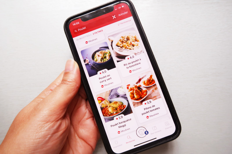 Application Cookeo