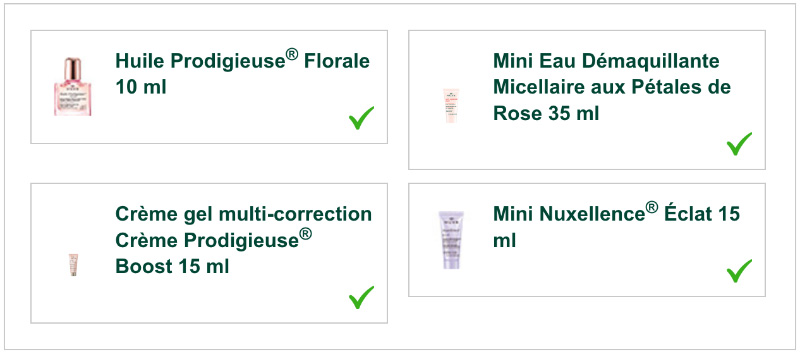 Échantillons gratuits Nuxe