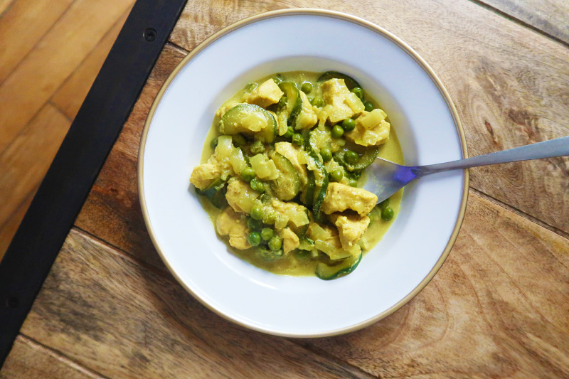 Recette poulet au curry Cookeo