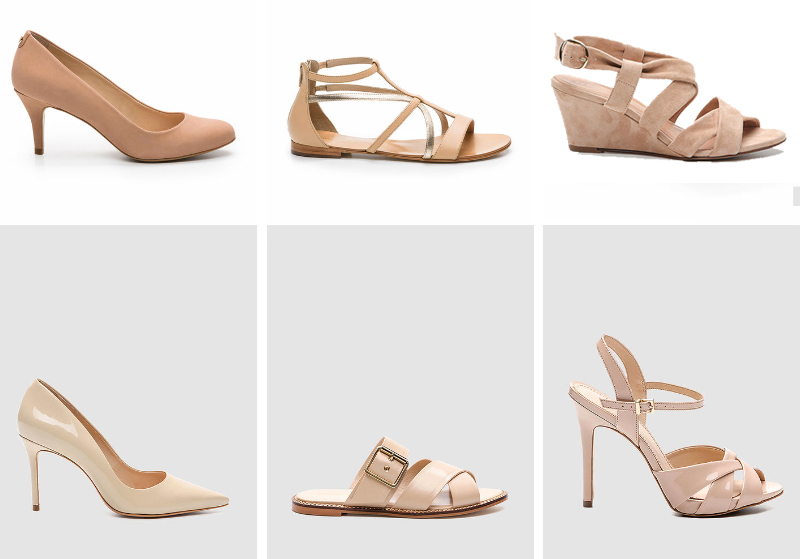Chaussures rose poudré