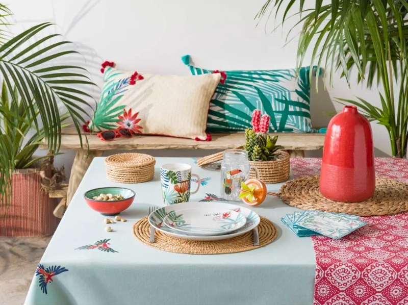 Déco jungle tropicale