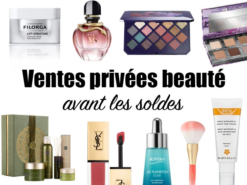 Vente privée beauté 2019