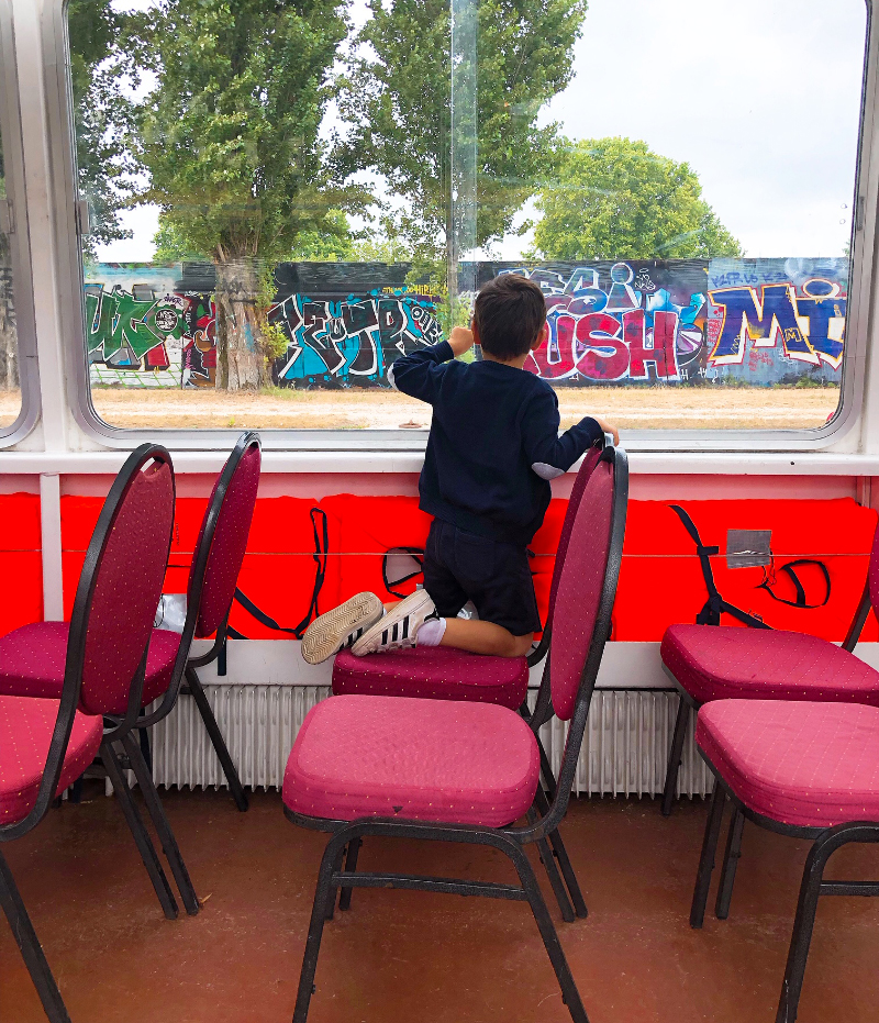 Croisière Canal de l'Ourcq enfant