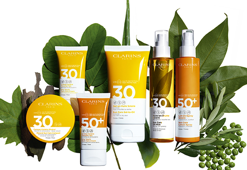 Produits solaires Clarins