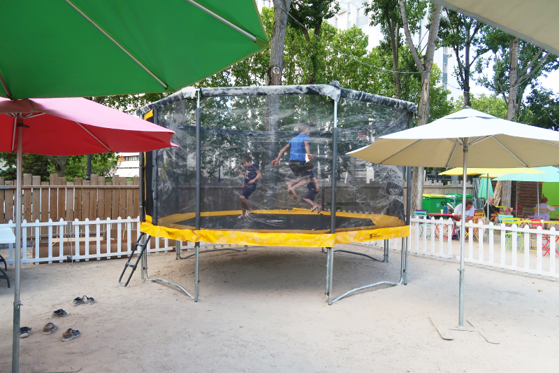 Trampolines Paris Plage