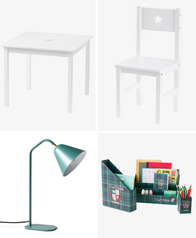 Bureau petite chambre enfant