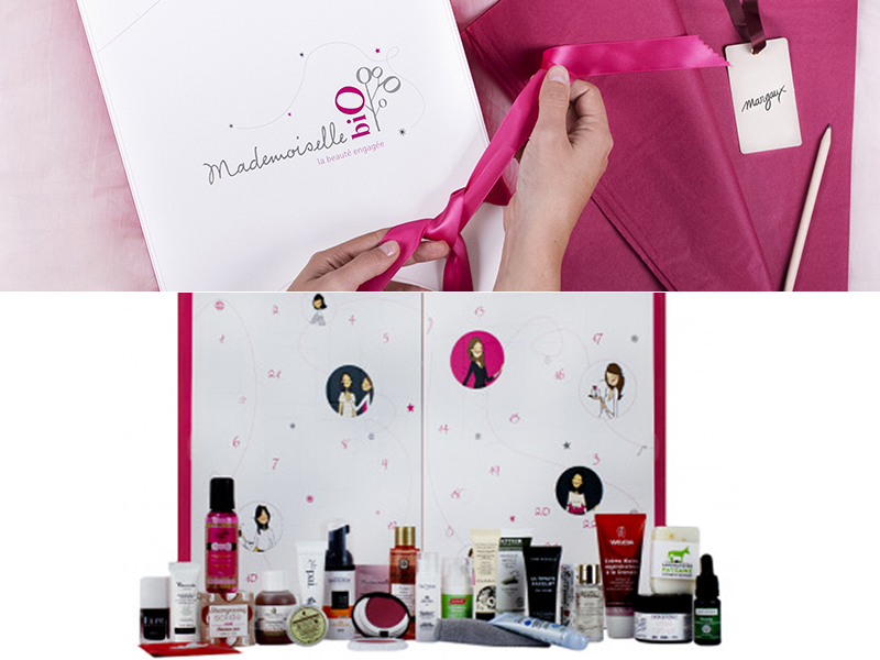 Calendrier de l'avent Mademoiselle Bio 2019