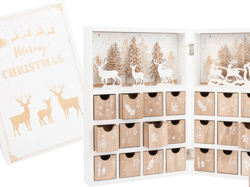 Calendrier de l'avent en bois Maisons du Monde