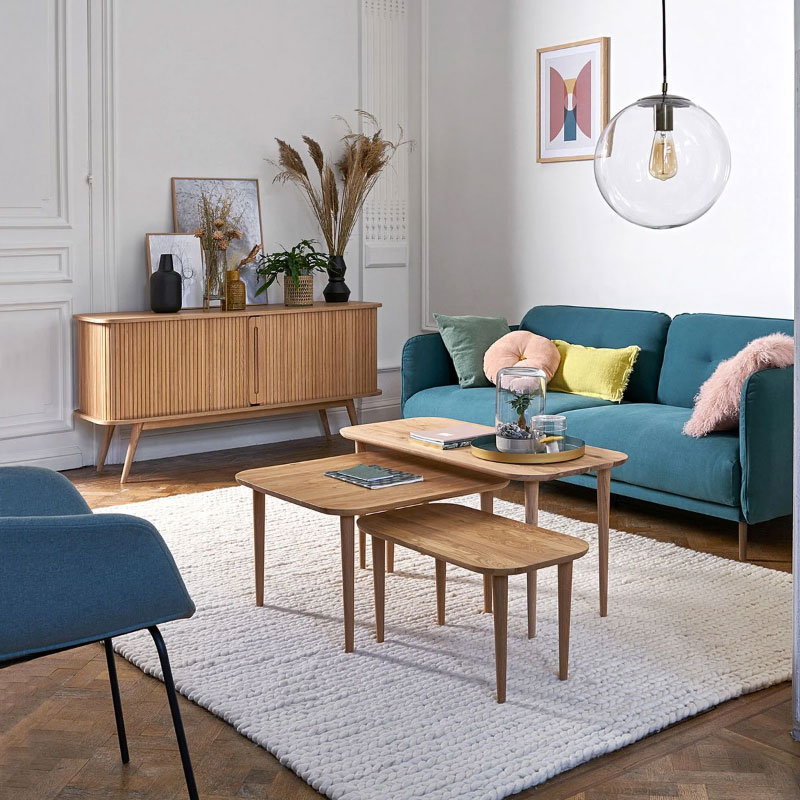 Déco scandinave colorée
