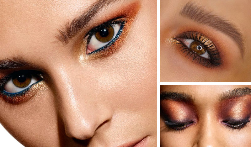 Maquillage des yeux Automne