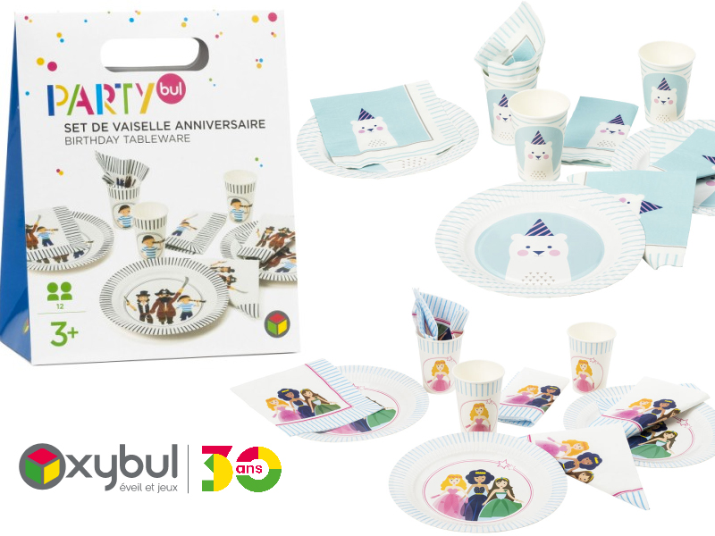 Vaisselle anniversaire enfant