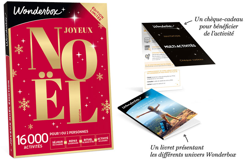 Coffret cadeau Wonderbox