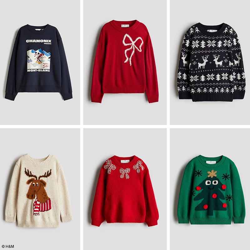 Pulls de Noël H&M