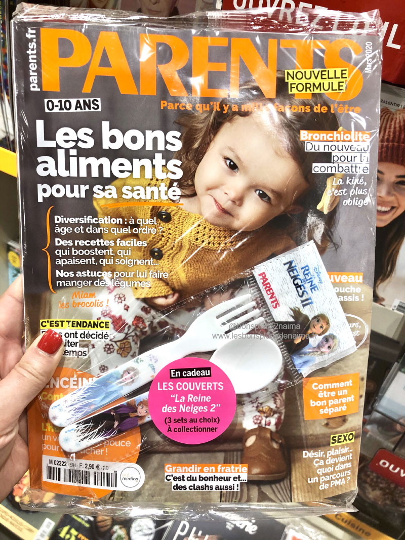 Couverts la Reine des Neiges Parents Magazine