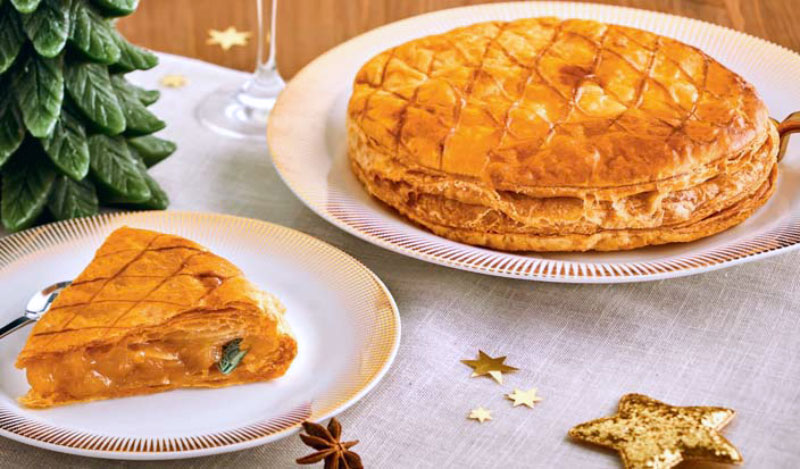Galette des rois poire-caramel