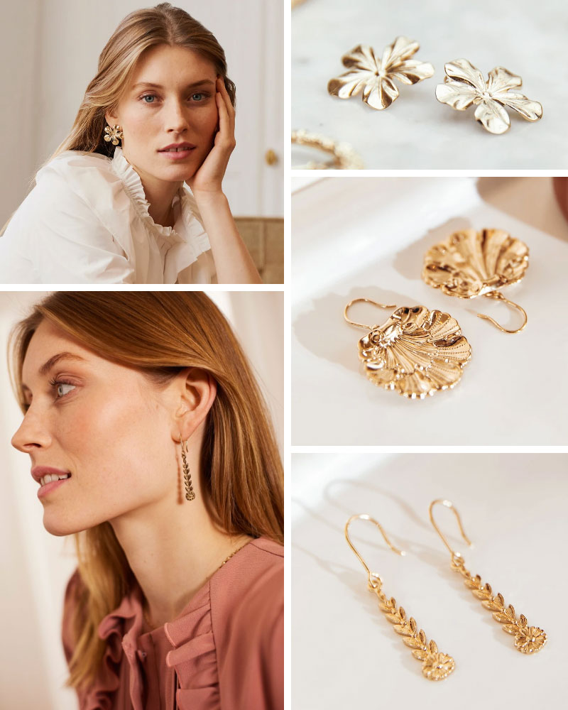 Boucles d'oreilles La Redoute x Balzac Paris