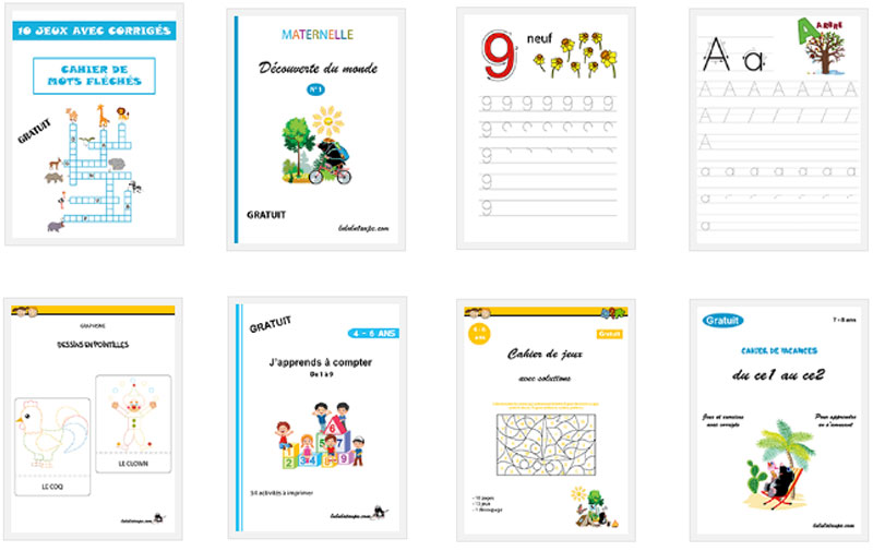 Cahier activités vacances 2020: Cahier maternelle petite moyenne et grande  section 2020, cahier d'activités fille licorne, mon grand cahier  d'activités 2020, carnet activités été 2020, carnet activité 