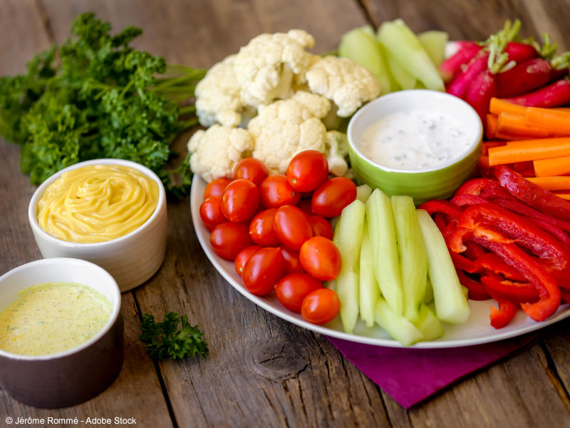 Assiette de crudités