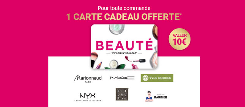 Carte beauté Wonderbox