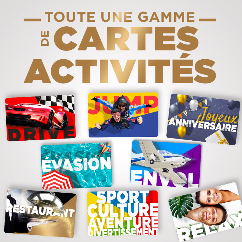 E-cartes cadeaux Wonderbox